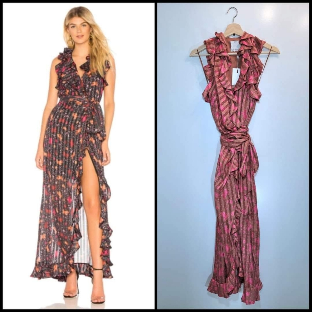 C/MEO COLLECTIVE Significant Gown In Pink Copper Rose